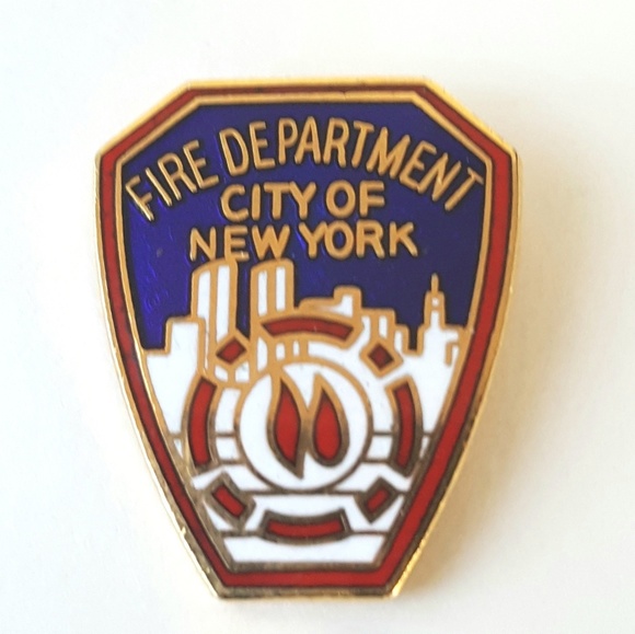 FDNY NYC Fire Department Stick Pin Twin Towers Funeral 9/11 - Picture 3 of 5